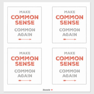 Maak opnieuw gemeenschappelijk gevoel sticker