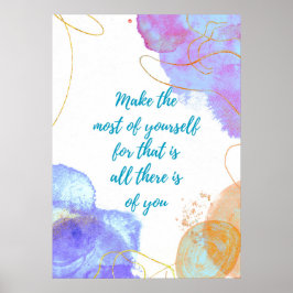 Maak optimaal gebruik van jezelf poster