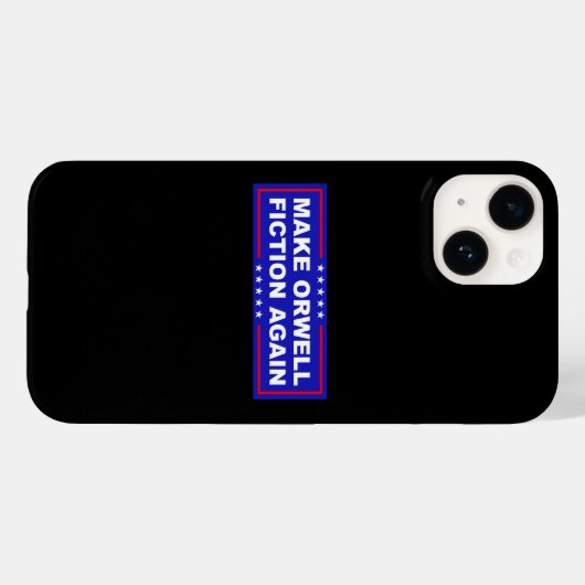 Maak Orwell Weer Fictie Case-Mate iPhone Case (Achterkant (horizontaal))