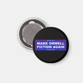 Maak Orwell Weer Fictie Magneet (Voorkant / Achterkant)