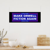 Maak Orwell Weer Fictie Poster (Keuken)