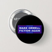 Maak Orwell Weer Fictie Ronde Button 5,7 Cm (Voorkant /achterkant)