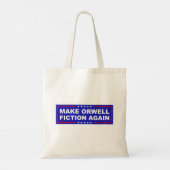 Maak Orwell Weer Fictie Tote Bag (Achterkant)