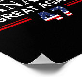 Maak Panama Weer Groot Vlag  Poster (Hoek)
