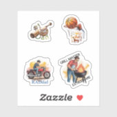 Maak papa trots! sticker (Vel)