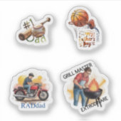 Maak papa trots! sticker (Voorkant)