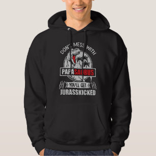Maak Papasaurus Niet Boos Grappig Papa Opa Cadeau Hoodie