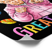 Maak Pasen Groot Again Funny Trump Bunny Lente H Poster (Hoek)