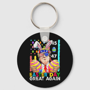 Maak Pasen Groot Again Funny Trump Bunny Lente H Sleutelhanger