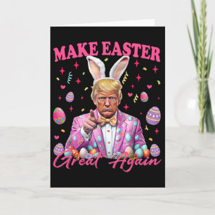 Maak Pasen Groot Again Funny Trump Konijn Lente H Kaart