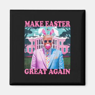 Maak Pasen Groot Again Funny Trump Konijn Lente H Magneet