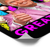 Maak Pasen Groot Again Funny Trump Konijn Lente H Poster (Hoek)