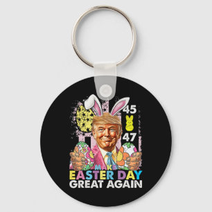 Maak Pasen Groot Again Funny Trump Konijn Lente H Sleutelhanger