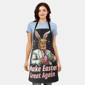 Maak Pasen weer geweldig Easter Trump Eggs Schort (Gedragen)