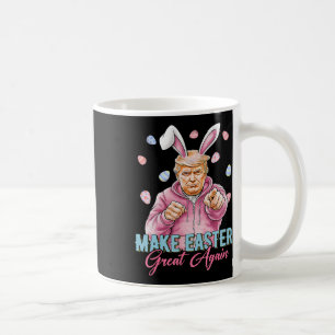 Maak Pasen weer geweldig Grappig Trump Bunny Sprin Koffiemok