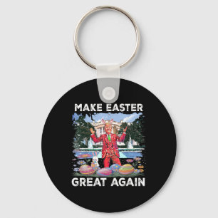 Maak Pasen weer groot met Trump en Bunny  Sleutelhanger