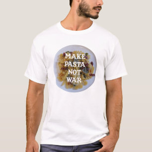 Maak pasta geen T-shirt uit de oorlog