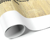 Maak personaliseerbaar Western Gezocht Poster Cadeaupapier (Rol Hoek)