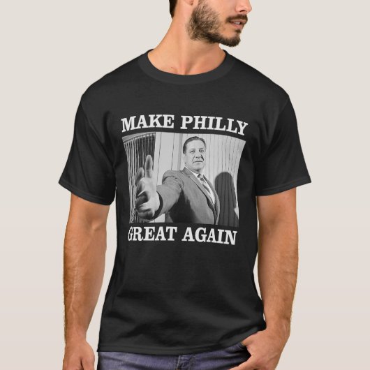 Maak Philly weer groot Burgemeester Frank Rizzo T T-shirt (Voorkant)