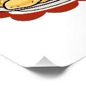 Maak Pierogi geen oorlog - Babcia [CUSTOM NAME] Ad Perfect Poster (Hoek)