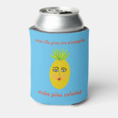MAAK PINA COLADAS Whimsical Pineapple AAN HET AANP Blikjeskoeler (Blikje Achterkant)
