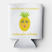 MAAK PINA COLADAS Whimsical Pineapple AAN HET AANP Blikjeskoeler (Voorkant)