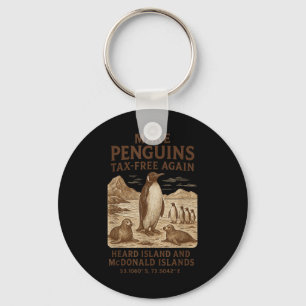 Maak pinguïn opnieuw belastingvrij - weersta pingu sleutelhanger