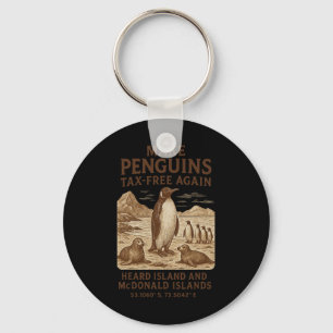 Maak pinguïn opnieuw belastingvrij - weersta pingu sleutelhanger