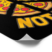 Maak pizza. Geen oorlog. Poster (Hoek)