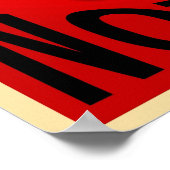 Maak Pizza, geen oorlog, Poster (Hoek)