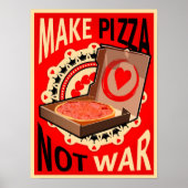 Maak Pizza, geen oorlog, Poster (Voorkant)