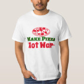 Maak Pizza geen oorlog T-shirt (Voorkant)