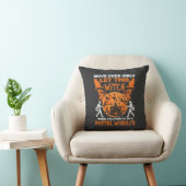 Maak plaats meisjes laat heks postbode Halloween_ Kussen (Stoel)