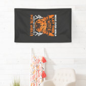 Maak plaats meisjes laat heks postbode Halloween_ Spandoek (Insitu)