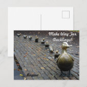 Maak plaats voor de eendjes! briefkaart (Voorkant / Achterkant)