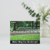 Maak plaats voor Ducklings Briefkaart (Staand voorkant)