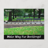 Maak plaats voor Ducklings Briefkaart (Voorkant)