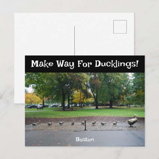 Maak plaats voor Ducklings Briefkaart