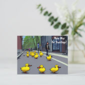 Maak plaats voor snoep! Briefkaart (Staand voorkant)