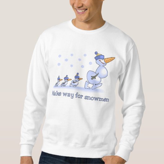 Maak plaats voor Snowmen shirt (Voorkant)