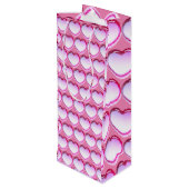 Maak plezier - wijn cadeautas (Achterkant Gekanteld)