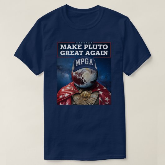 Maak Pluto weer geweldig T-shirt (Design voorkant)