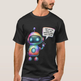 Maak pratende chatbot-memes Cartoon-sjablonen T-shirt