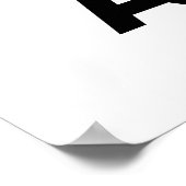 Maak racisme nog een keer verkeerd! Anti-Trump-Pos Poster (Hoek)