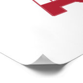 Maak racisme nog een keer verkeerd! Anti-Trump-Pos Poster (Hoek)