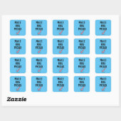 Maak RBG trots Vierkante Sticker (Vel)