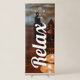 Maak ruimte en schoonheid voor kleine bedrijven roll-up banner