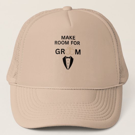 Maak Ruimte Voor De Bruidegom Trucker Pet (Voorkant)
