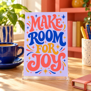 Maak ruimte voor Joy Art Print