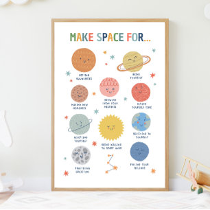 Maak ruimte voor sociaal emotioneel leren poster